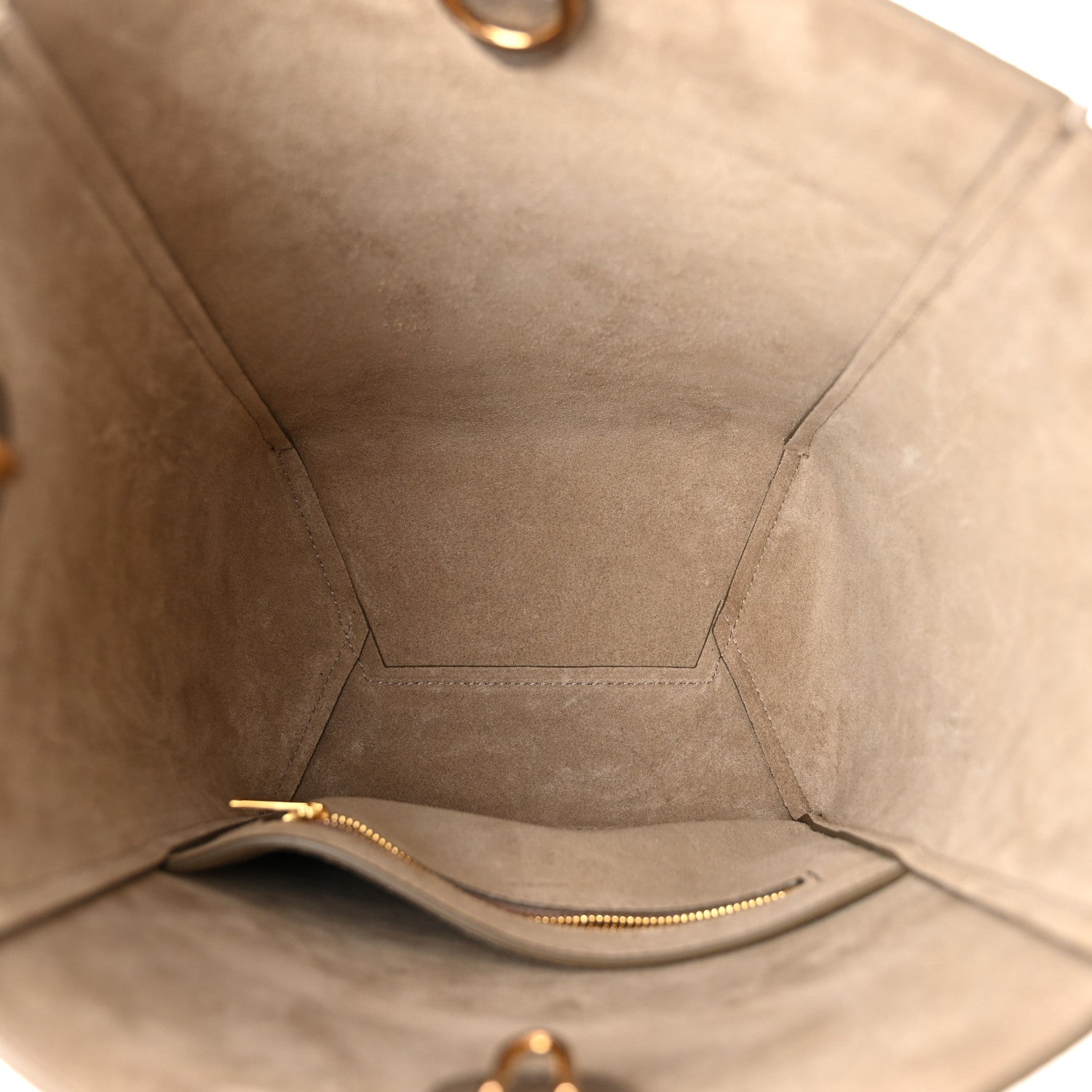 Celine Soft Grained Calfskin Small Sangle Bucket Bag Taupe 5 of 10