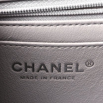 Chanel Lambskin Quilted Mini Rectangular Flap Grey 6 of 11