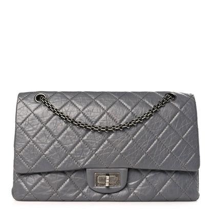 Chanel Aged Calfskin Quilted 2.55 Reissue 227 Flap Grey 1 of 9