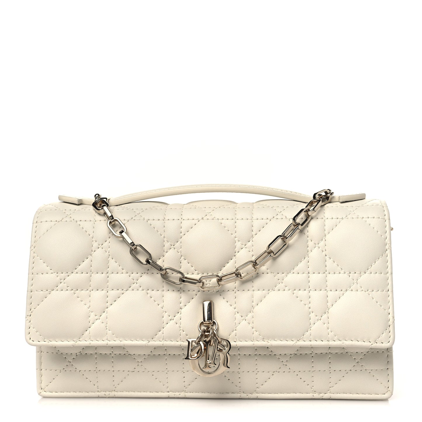 Lambskin Cannage Mini My Dior Bag Latte