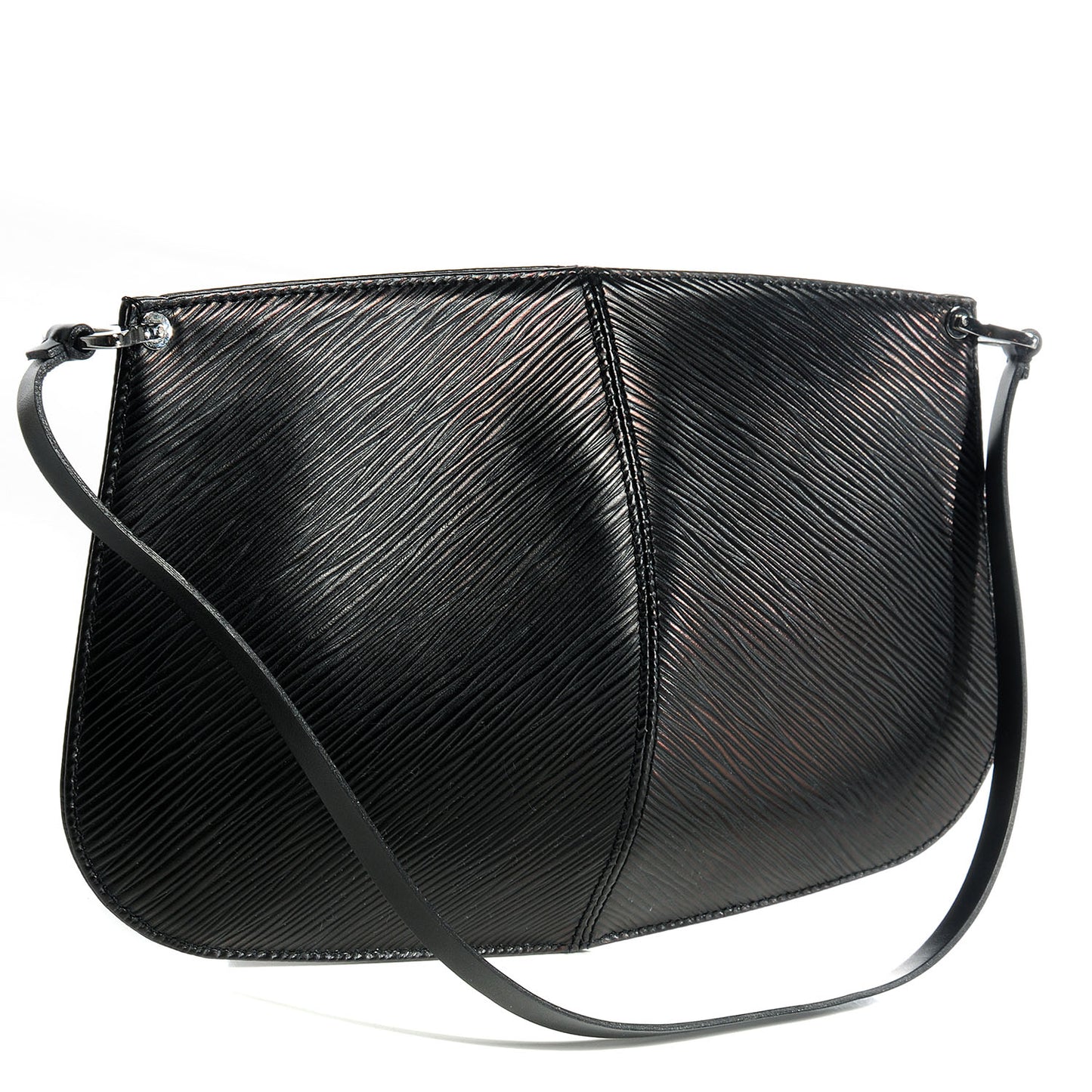 Epi Demi Lune Pochette Black