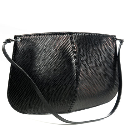Louis Vuitton Epi Demi Lune Pochette Black 3 of 7