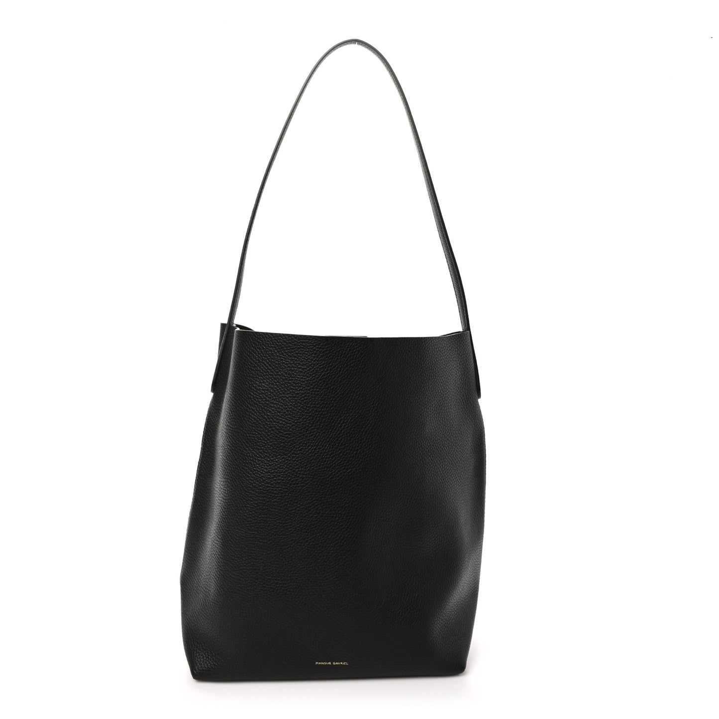 Pebbled Calfskin Everyday Cabas Black