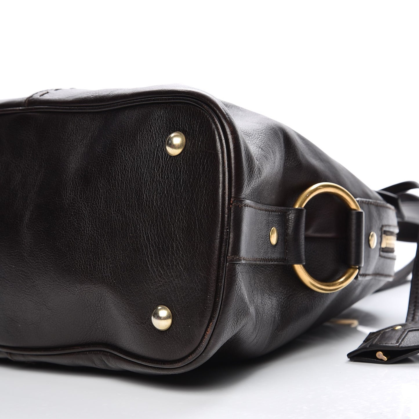 Calfskin Large Muse Dark Brown