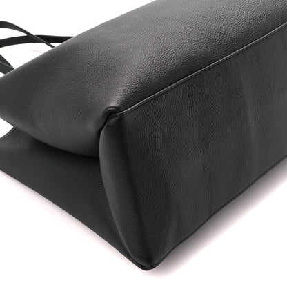 Louis Vuitton Grained Calfskin Lockme Shopper Black 9 of 10