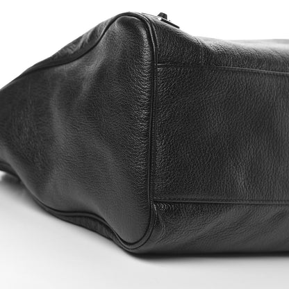 Balenciaga Chevre Silver Metallic Edge Hardware Velo Black 8 of 10