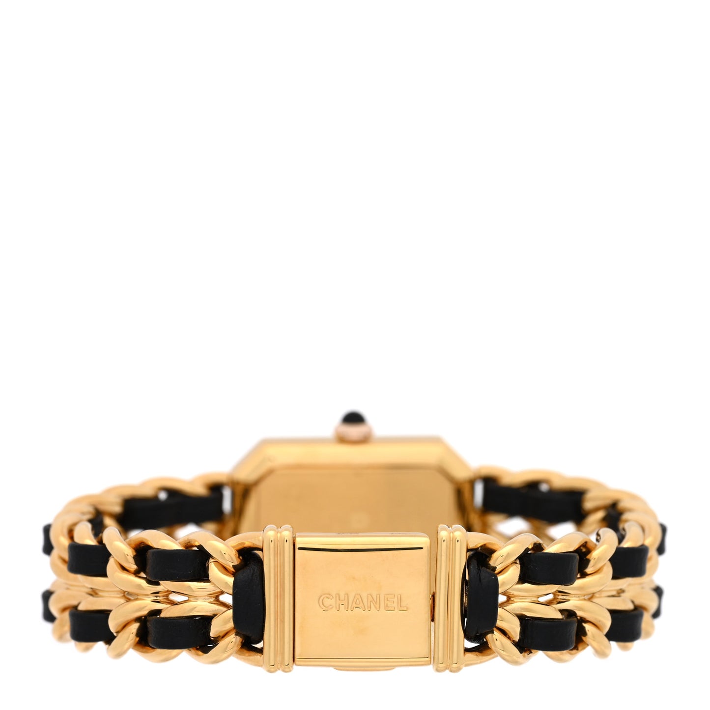 Stainless Steel Lambskin 20mm Chain Premiere Quartz Watch Gold M