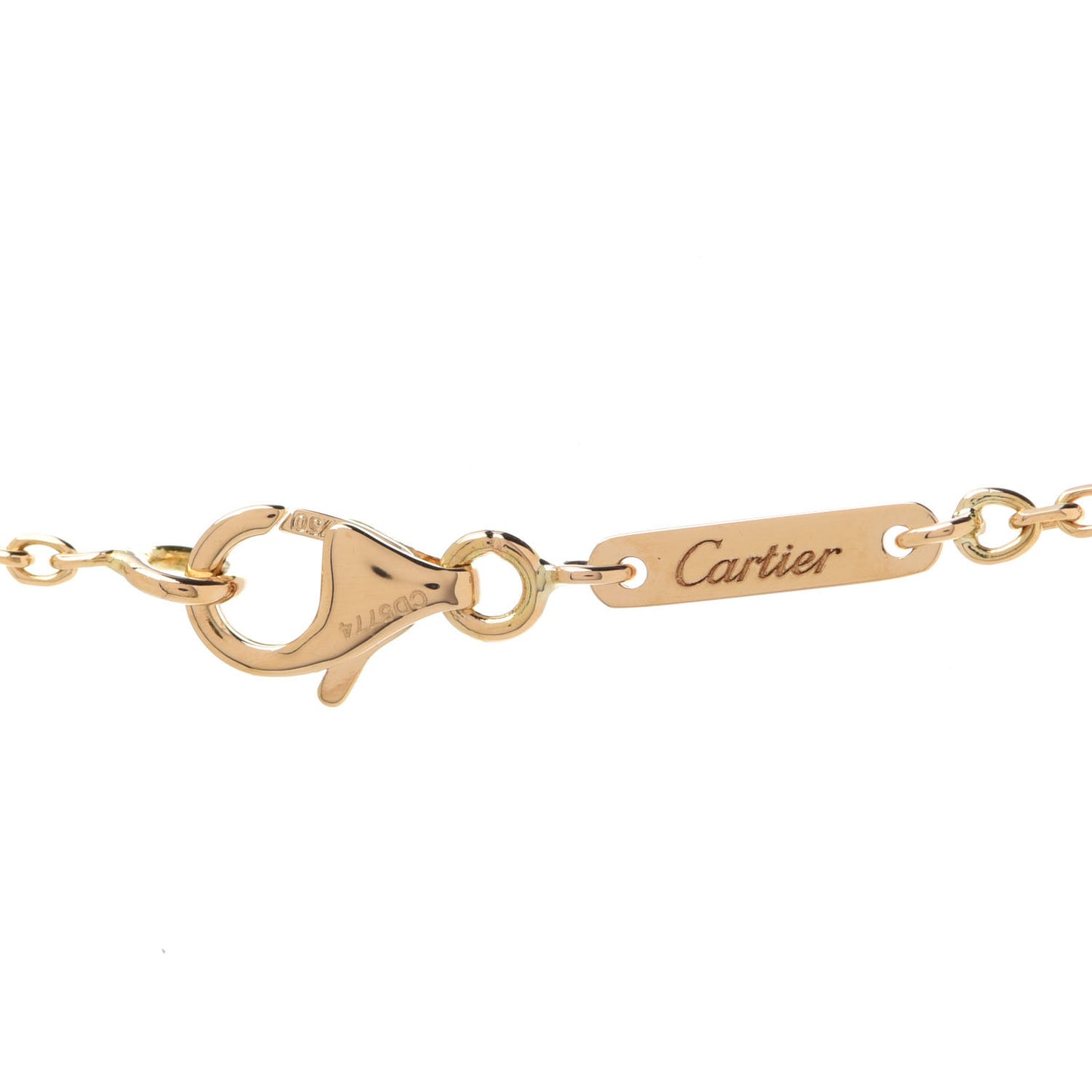 18K Yellow Gold Medium Hearts and Symbols Necklace