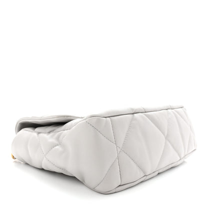 Chanel Lambskin Quilted Large Chanel 19 Flap Grey 4 of 10