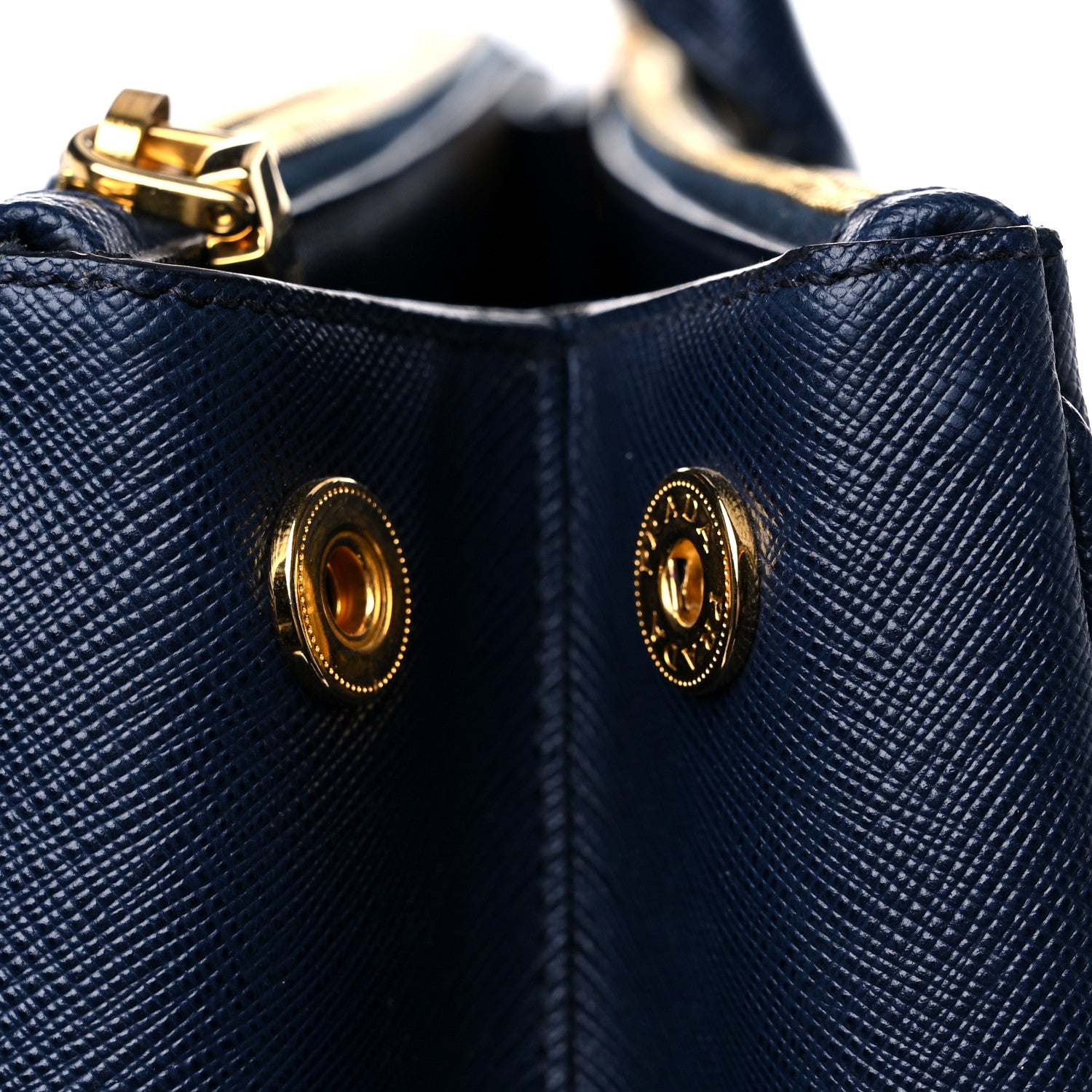 Prada Saffiano Lux Extra Large Galleria Double Zip Tote Baltico 13 of 13