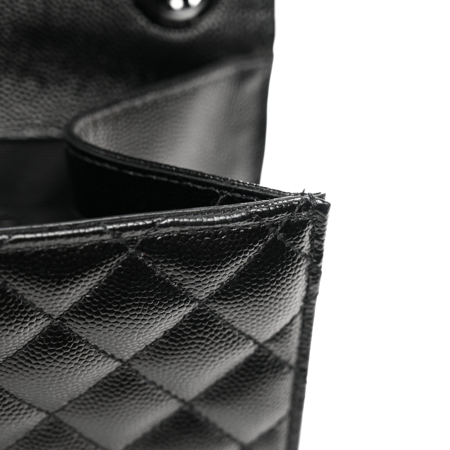 Saint Laurent Grain De Poudre Textured Mixed Matelasse Large Triquilt Monogram Monochrome Satchel Black 11 of 11