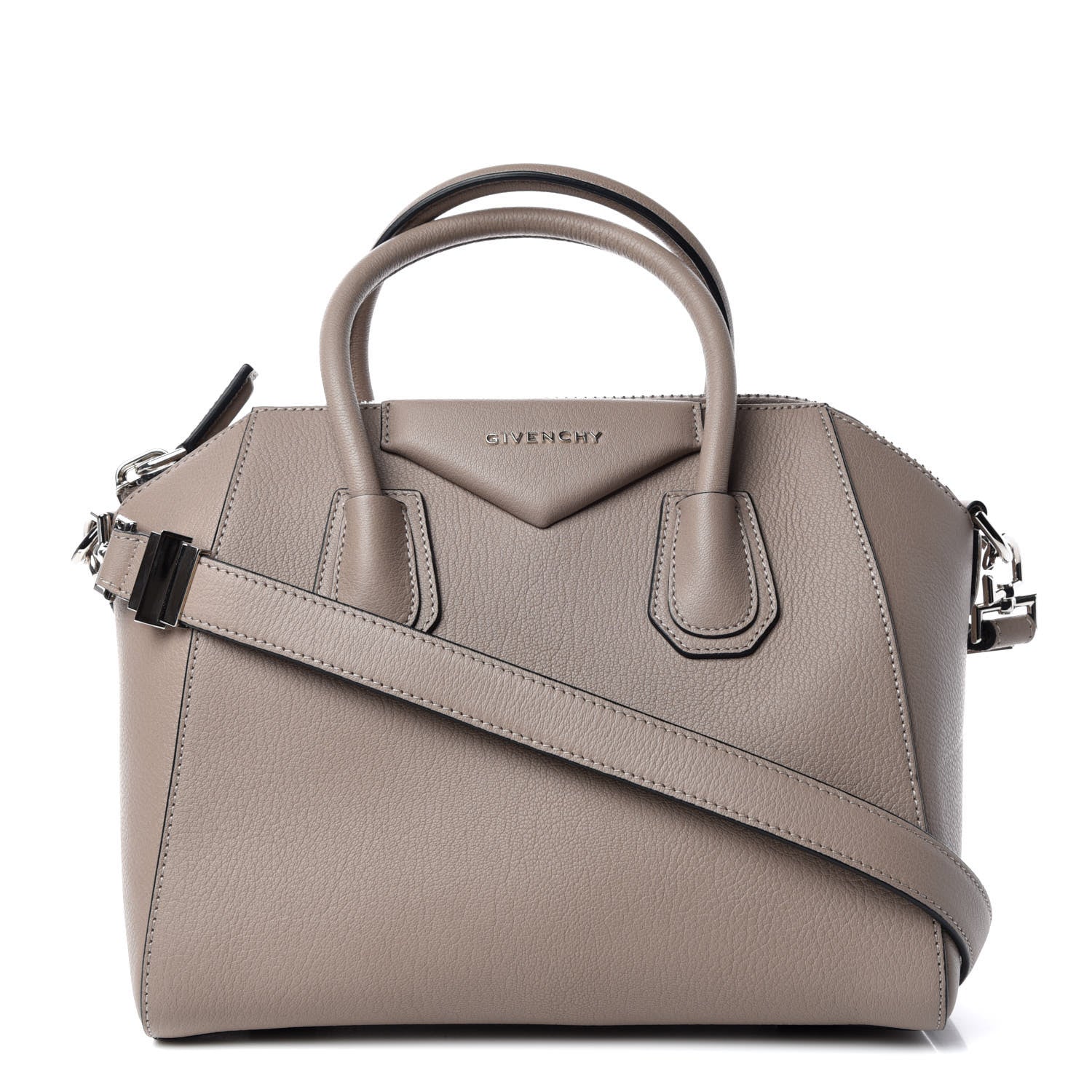 Givenchy Sugar Goatskin Small Antigona Mastic 1 of 10