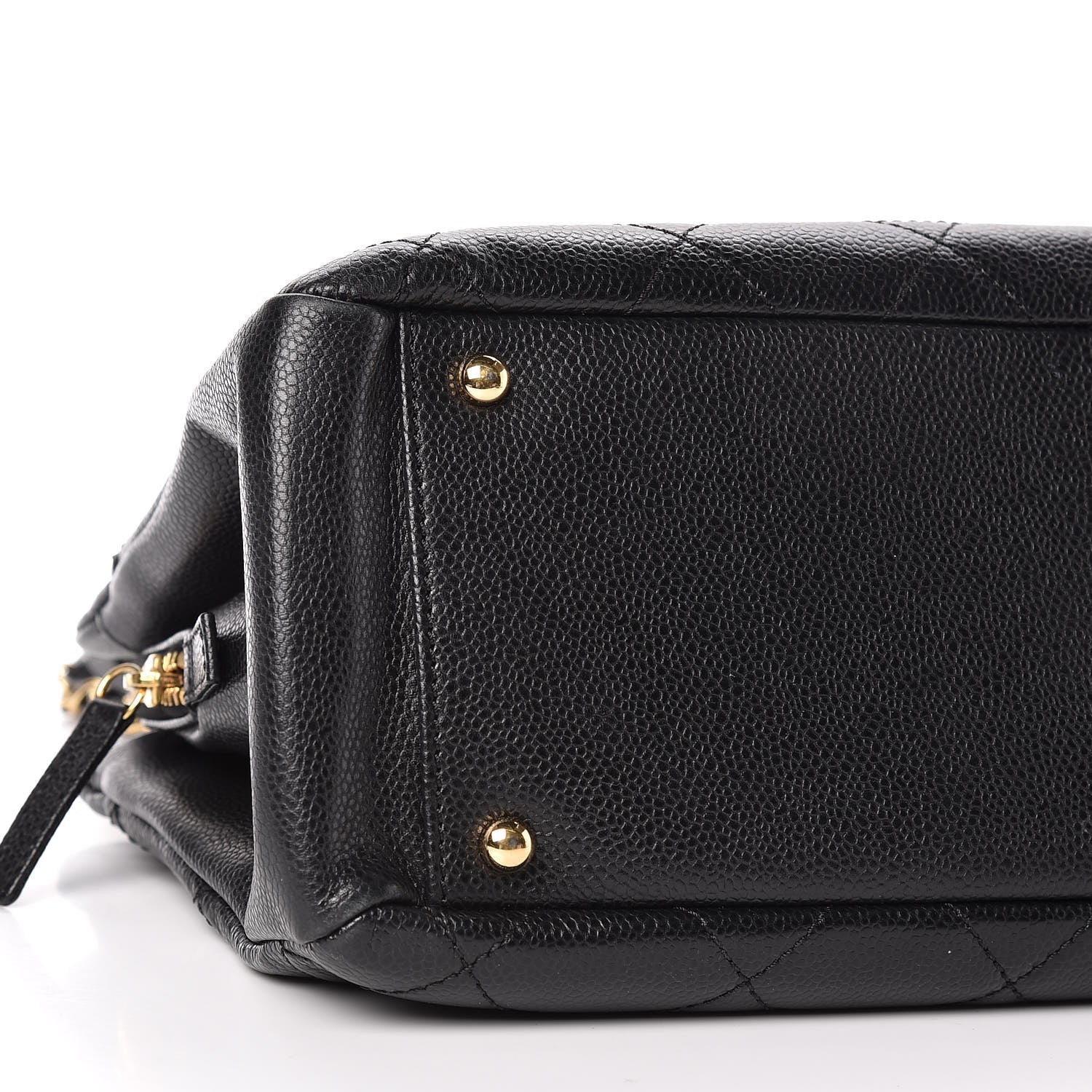 Chanel Caviar Quilted CC Timeless Soft Tote Black 6 of 11