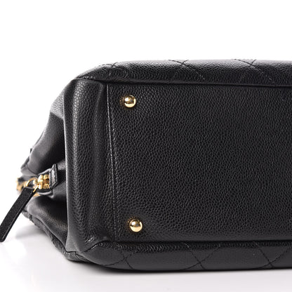 Chanel Caviar Quilted CC Timeless Soft Tote Black 6 of 11