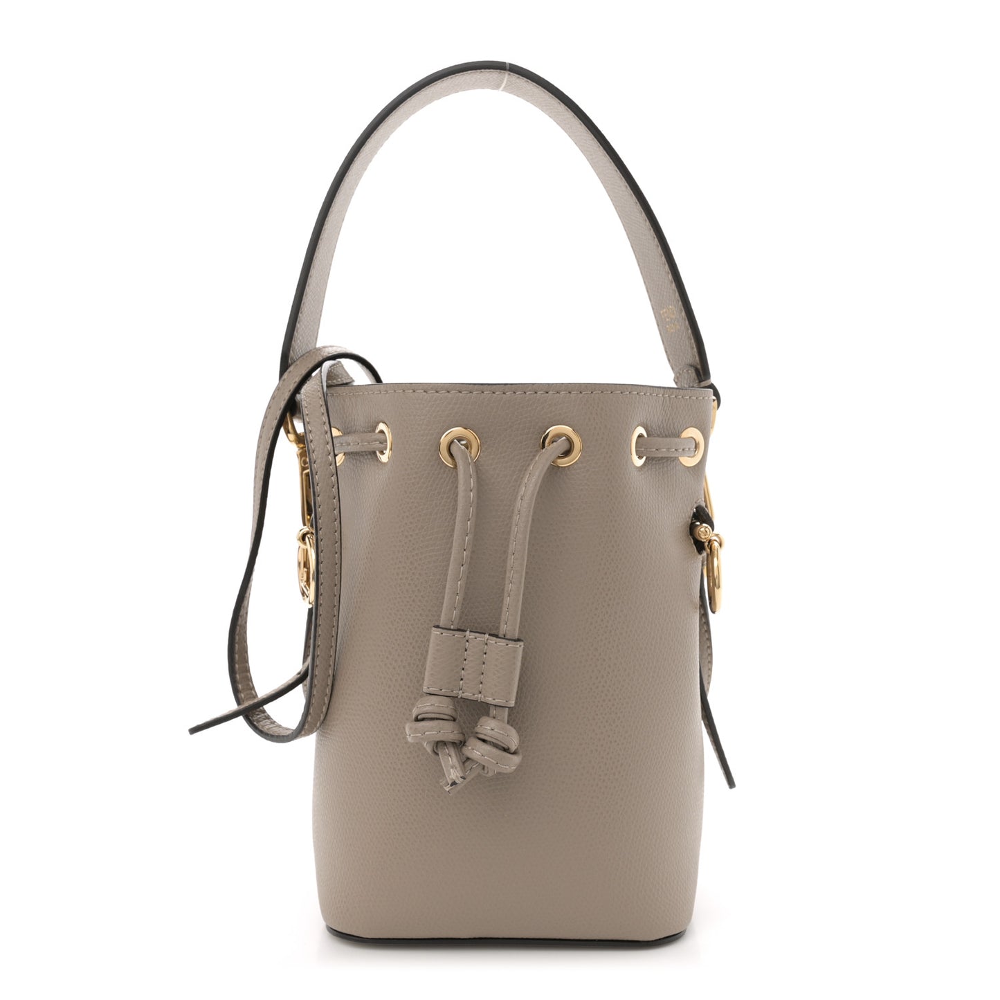 Vitello Cruise F is Fendi Mini Mon Tresor Bucket Bag Tortora