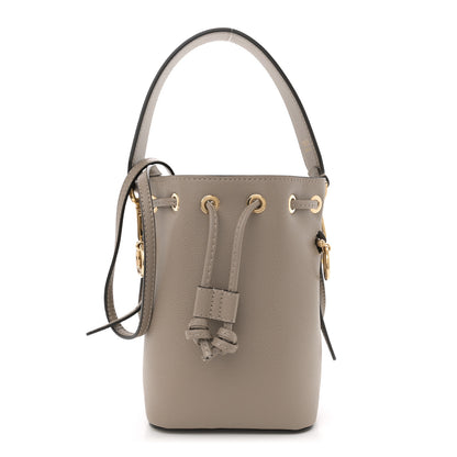 Fendi Vitello Cruise F is Fendi Mini Mon Tresor Bucket Bag Tortora 1 of 11