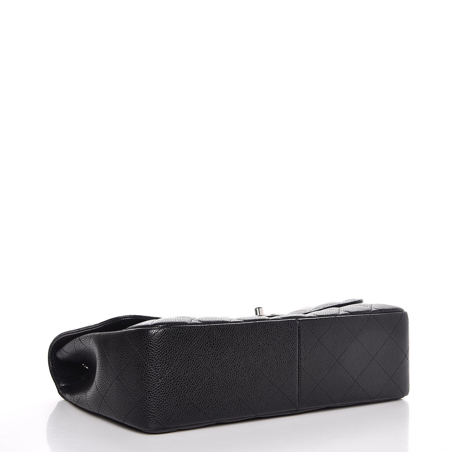 Caviar Quilted Jumbo Single Flap Black
