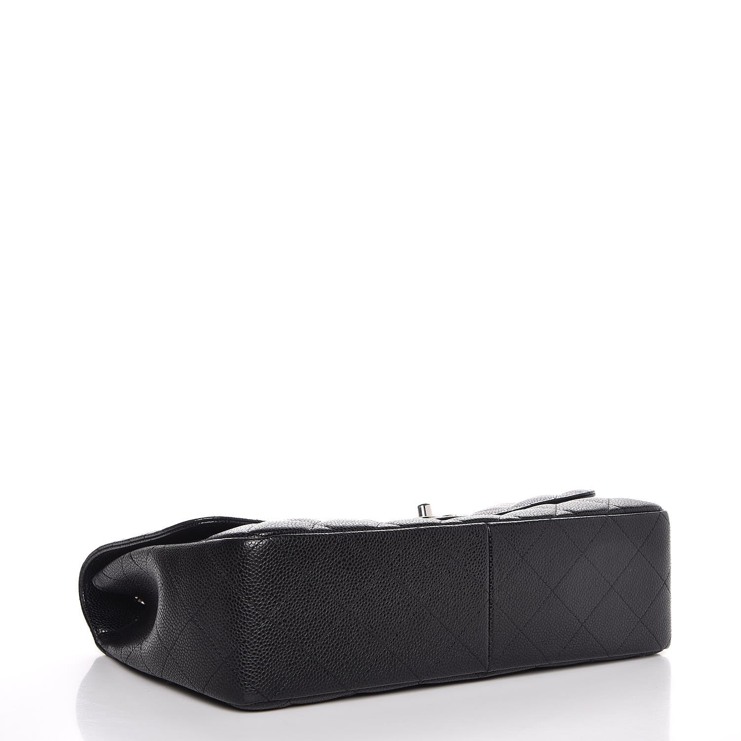 Chanel Caviar Quilted Jumbo Single Flap Black 4 of 8