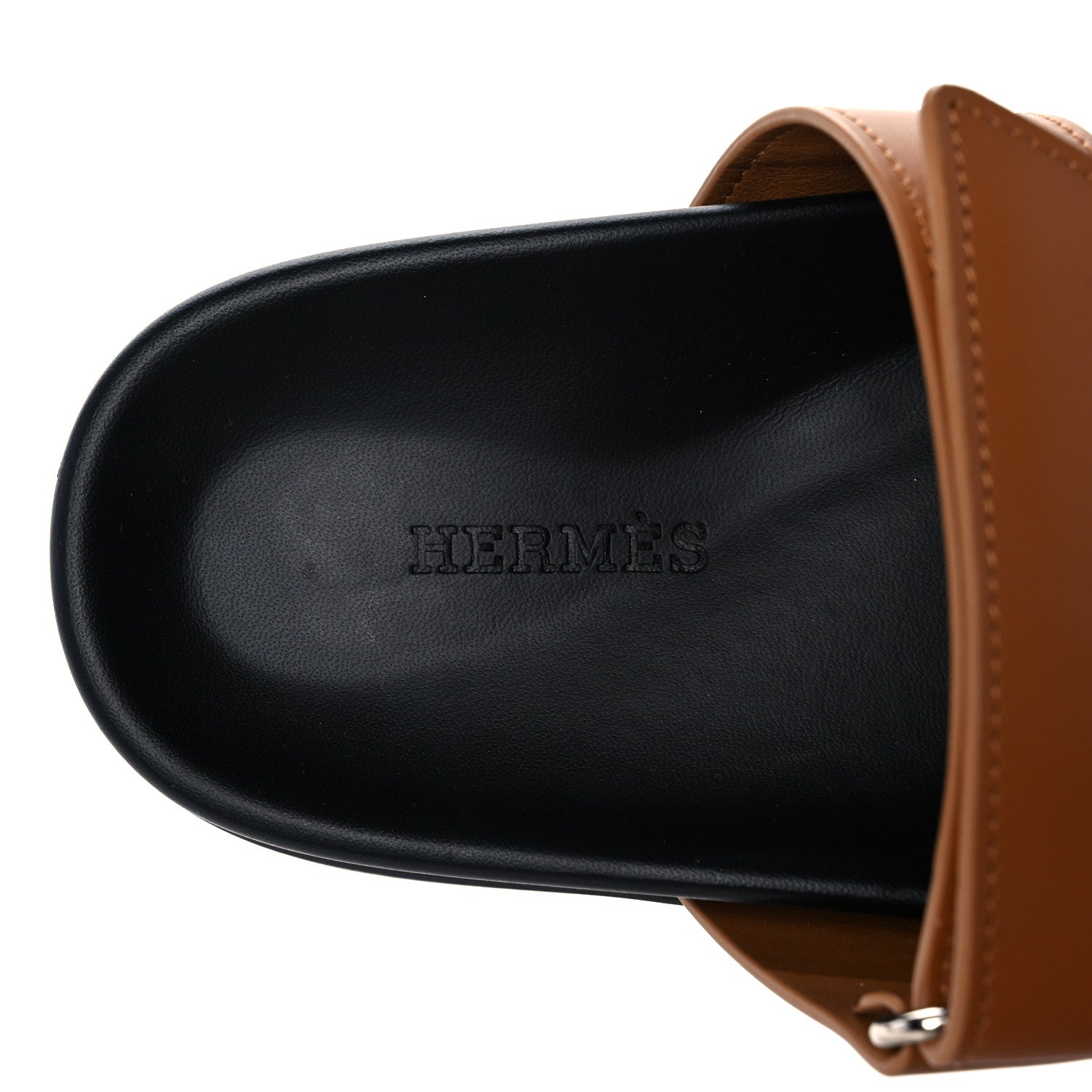 Hermes Calfskin Womens Chypre Sandals 36 Gold 7 of 10