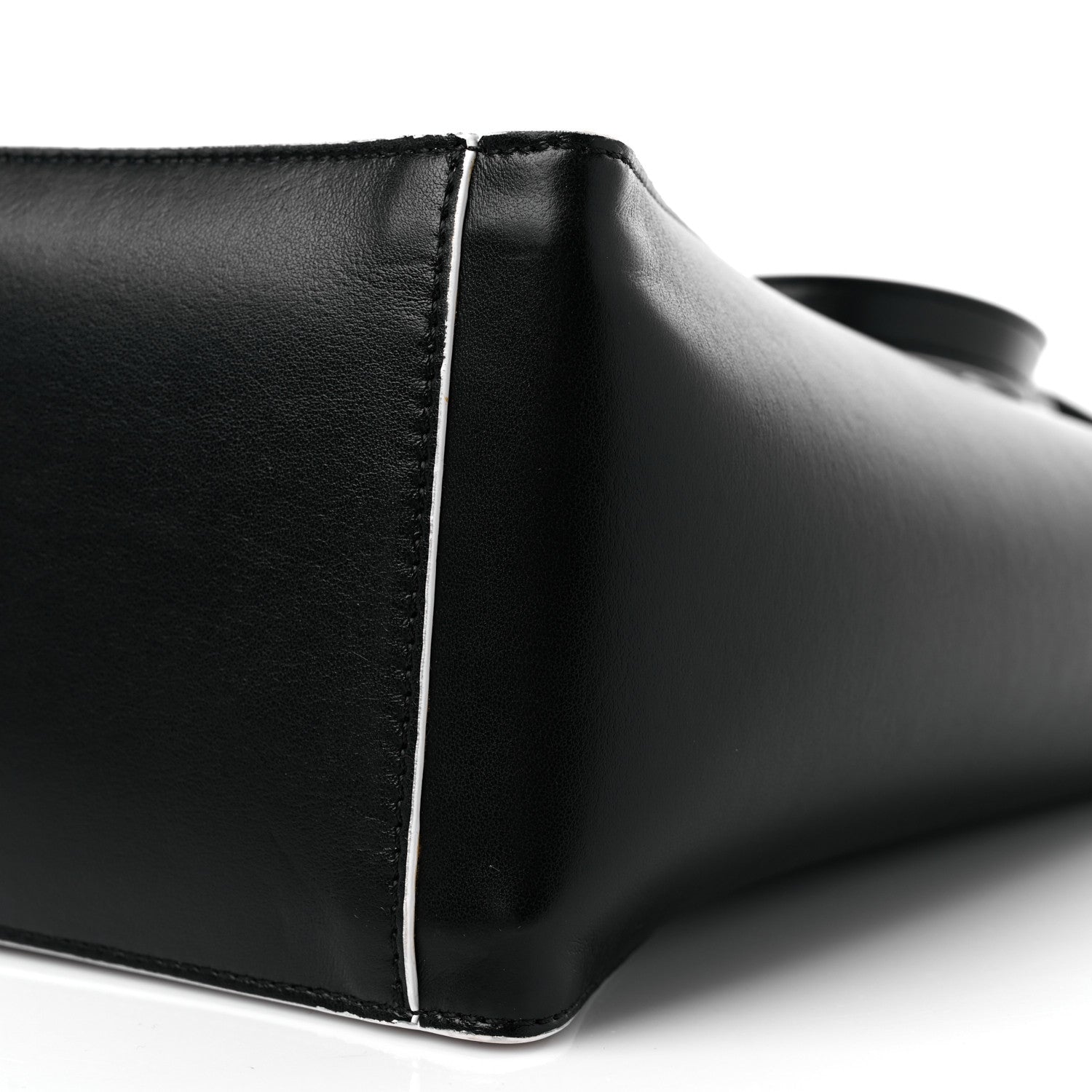 Stella McCartney Eco Alter Nappa Mini Crossbody Black White 9 of 9