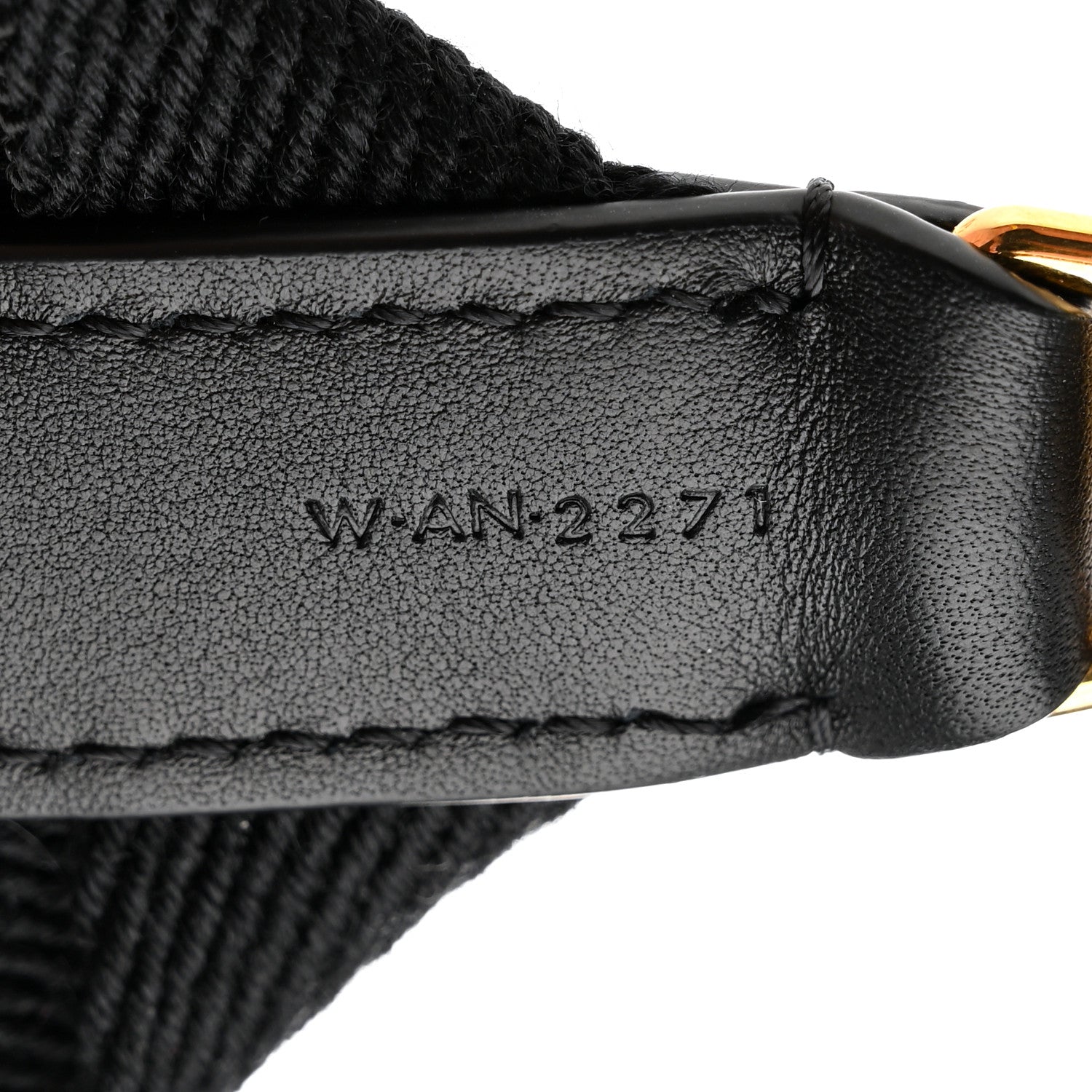 Celine Canvas Strap Black 3 of 4