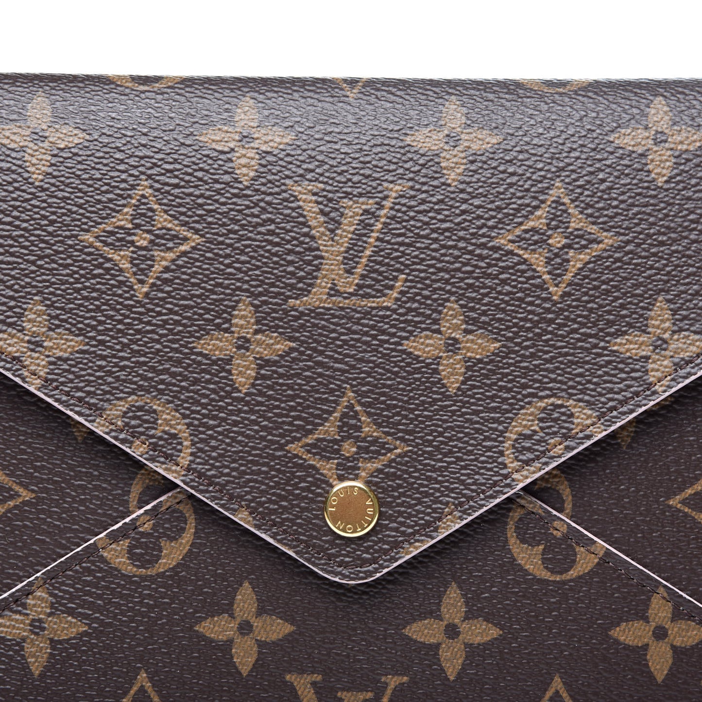 Monogram Large Kirigami Pochette Insert Rose Ballerine