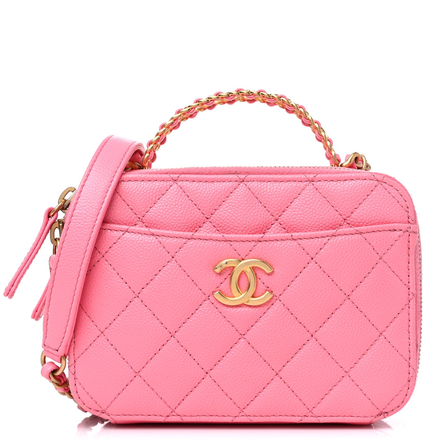 Caviar Quilted Pick Me Up Mini Vanity Case