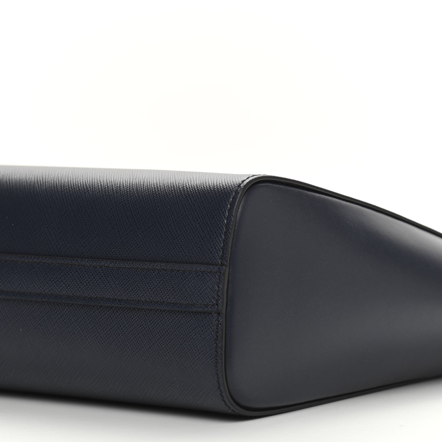 Prada Saffiano Soft Calfskin Small Zippered Tote Black 7 of 7