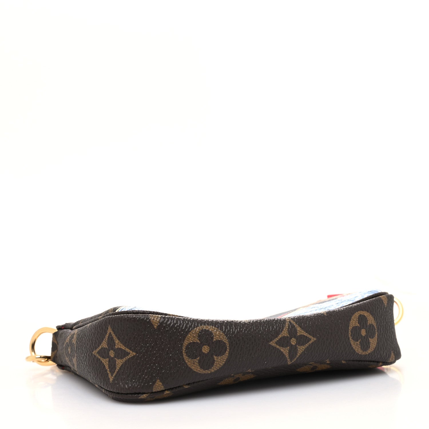 Louis Vuitton Monogram 2021 Christmas Animation London Mini Pochette Accessories Red 4 of 11