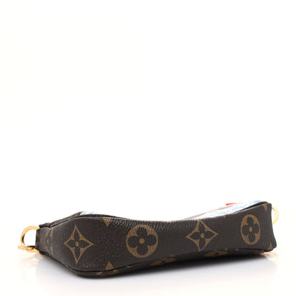 Louis Vuitton Monogram 2021 Christmas Animation London Mini Pochette Accessories Red 4 of 11