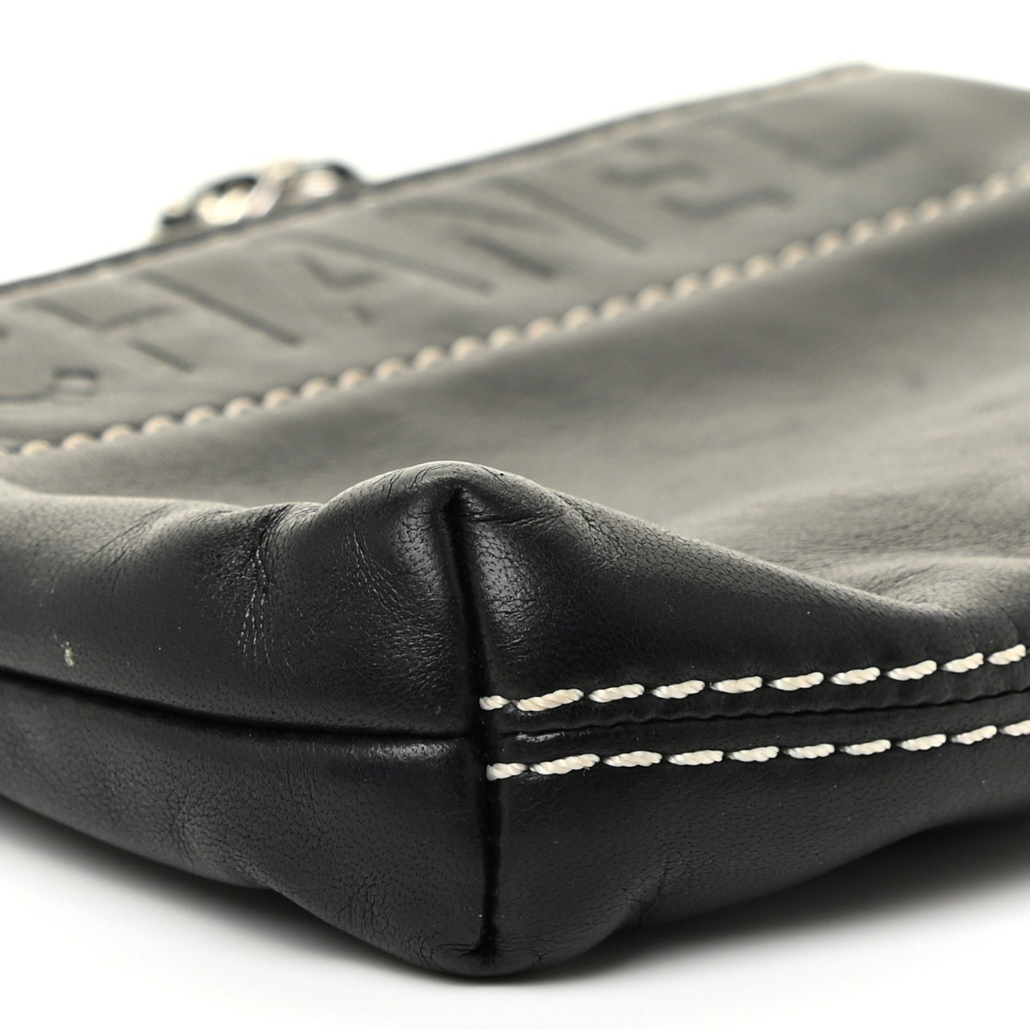 Chanel Lambskin Lax Pochette Black 8 of 13