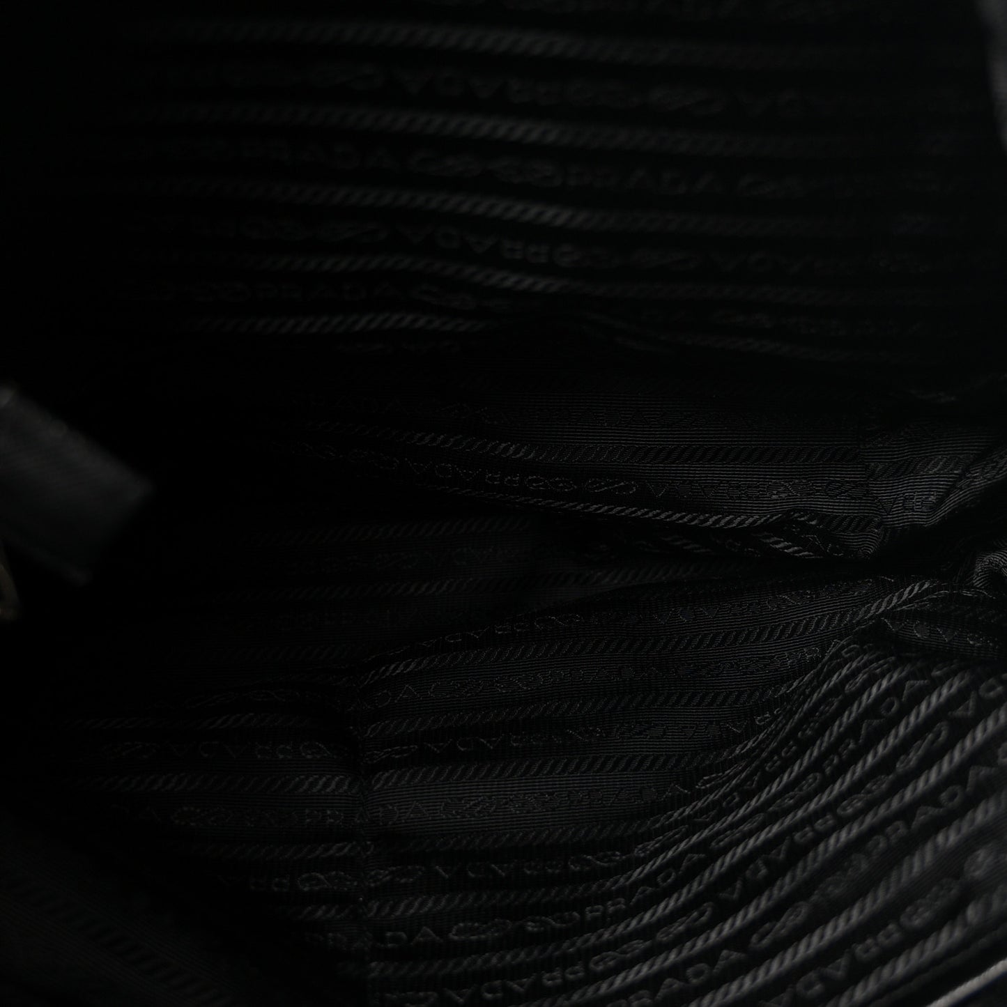 Tessuto Nylon Vela Diaper Bag Black