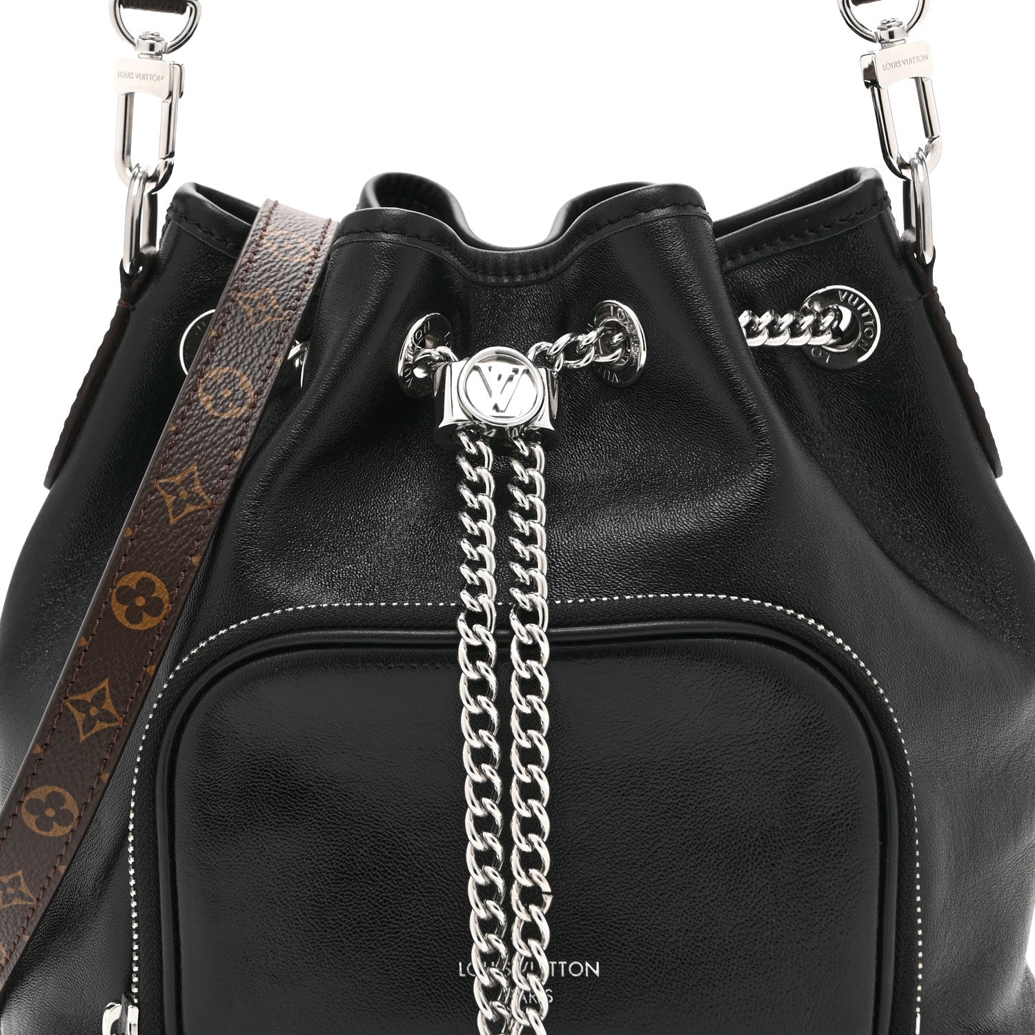 Louis Vuitton Lambskin No Way Vibe Black 7 of 9