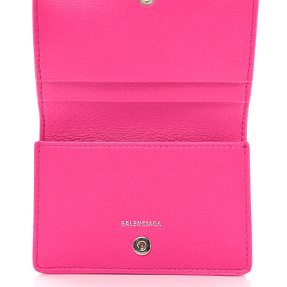 Balenciaga Smooth Calfskin Papier Flap Card Holder Rose Magenta 5 of 6