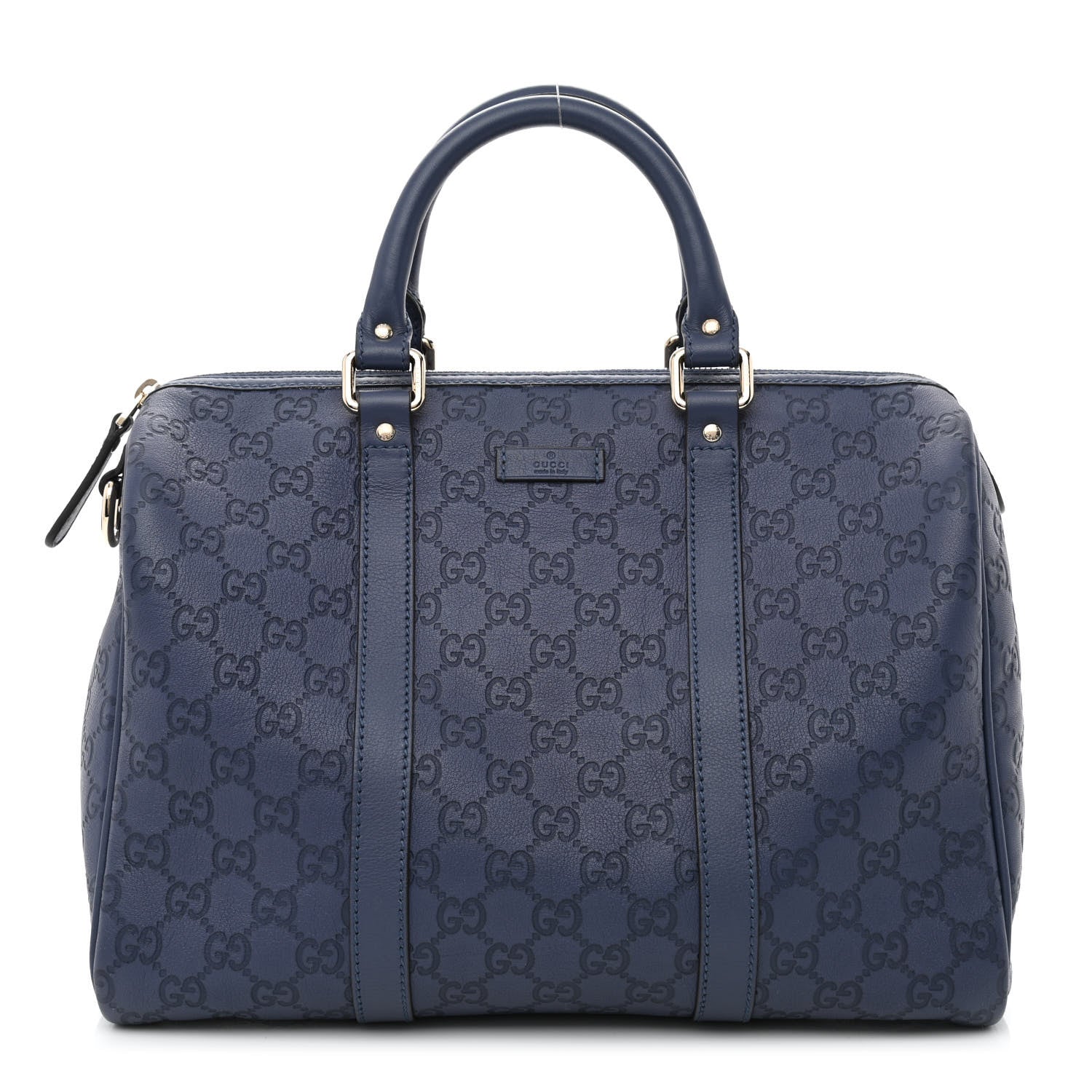 Gucci Guccissima Medium Joy Boston Blue 1 of 9
