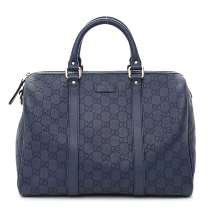 Gucci Guccissima Medium Joy Boston Blue 1 of 9