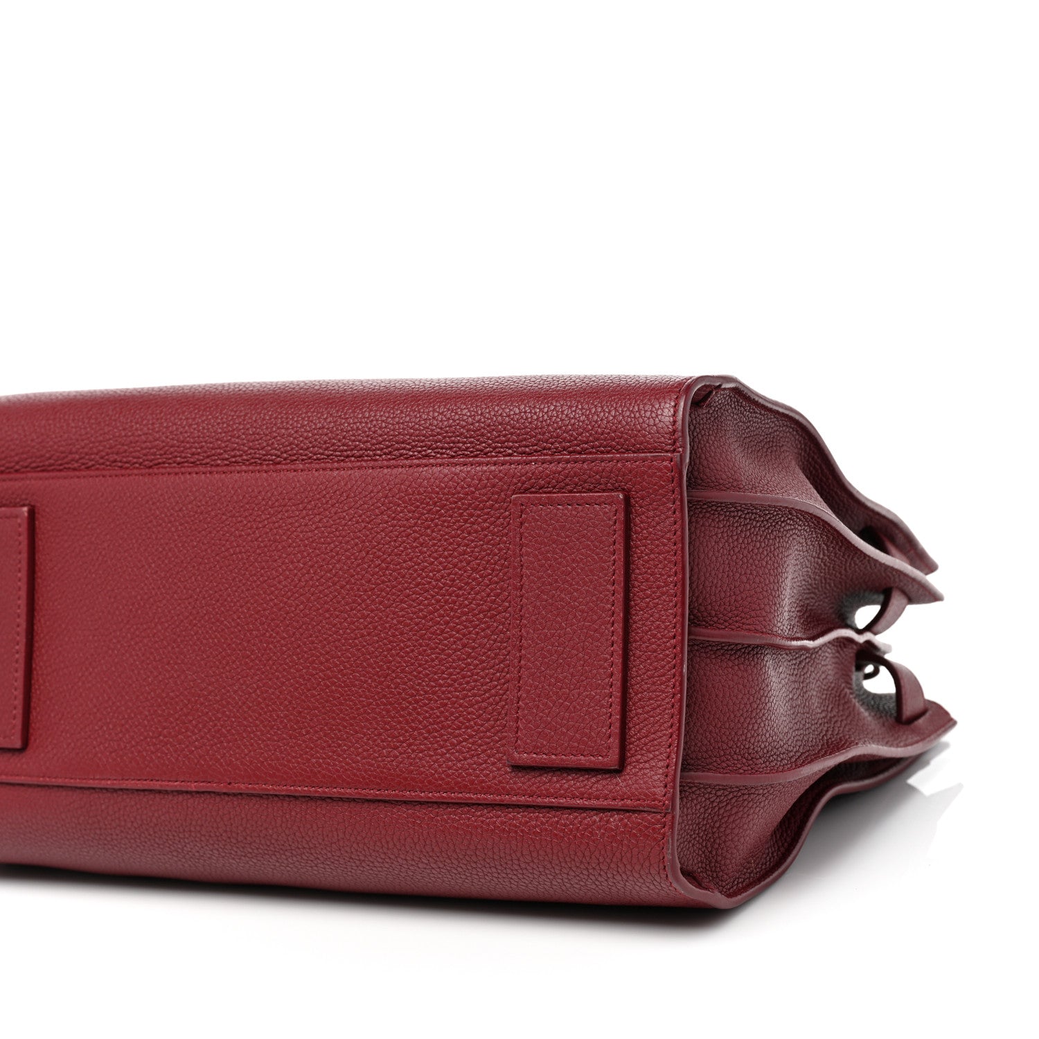 Saint Laurent Grained Calfskin Small Supple Sac De Jour Dark Pallisandre 8 of 9