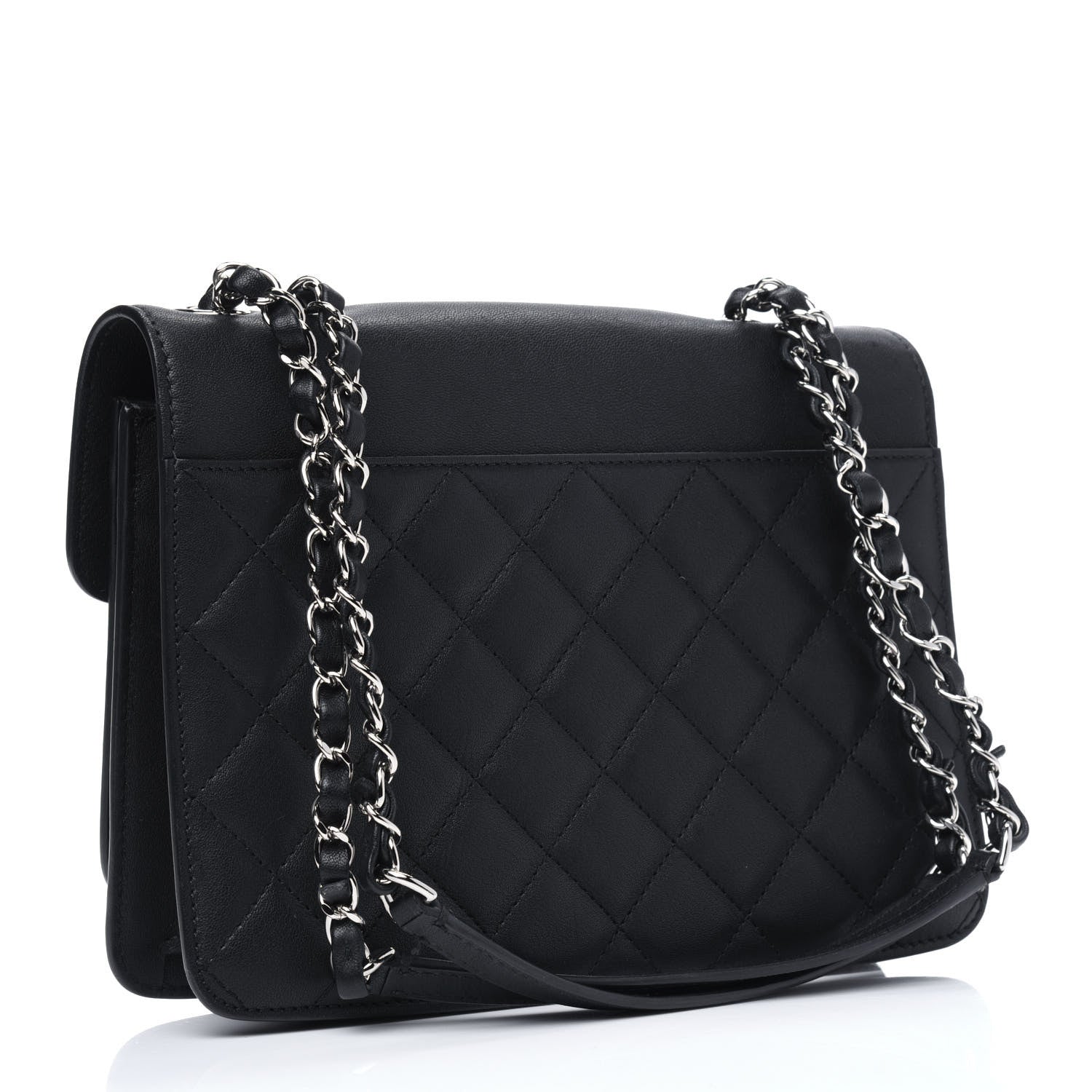Chanel Goatskin Quilted Large CC Box Flap Black 3 of 21