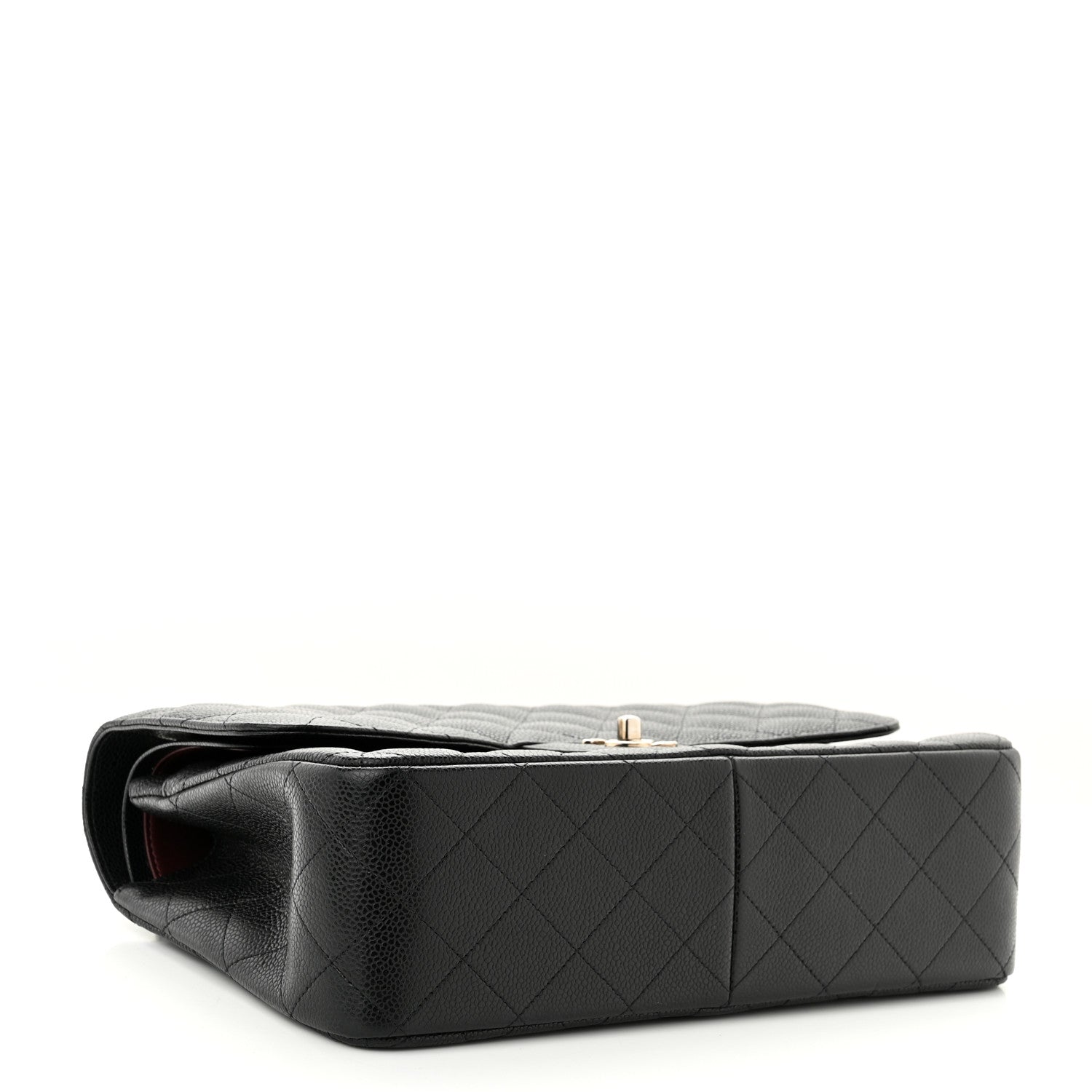 Chanel Caviar Quilted Jumbo Double Flap Black 4 of 12