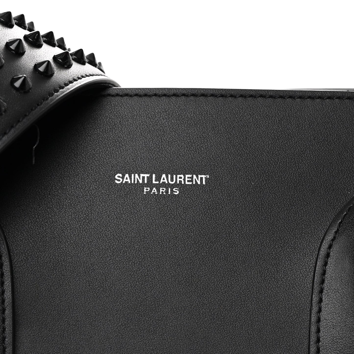 Calfskin Stud Large Sac De Jour Carryall Black