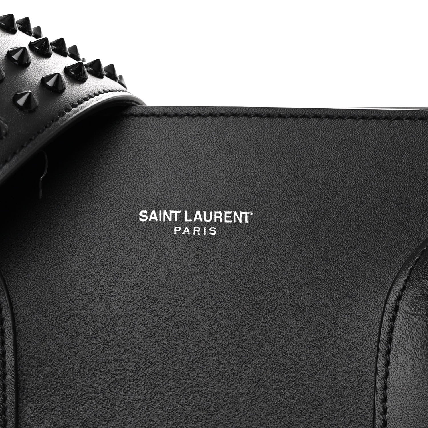 Saint Laurent Calfskin Stud Large Sac De Jour Carryall Black 8 of 10
