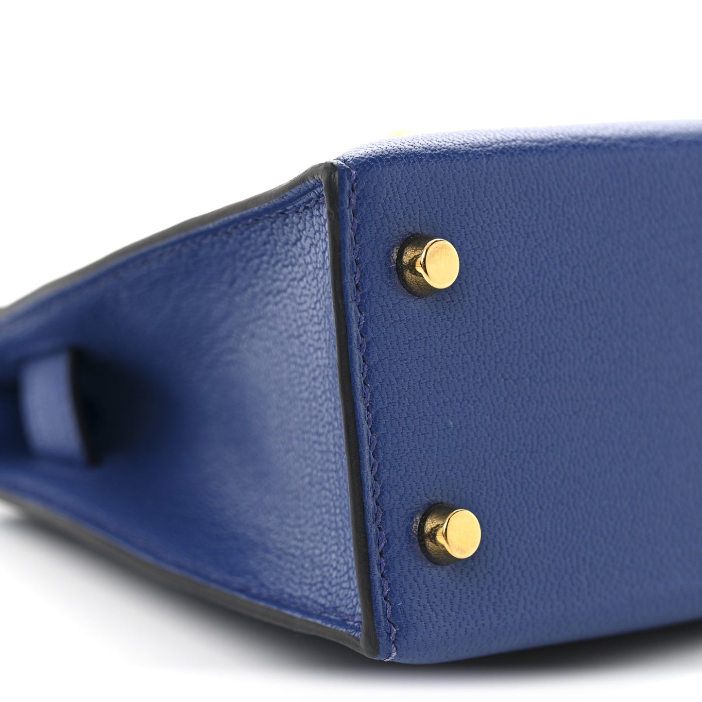 Chevre Mysore Mini Kelly Sellier 20 Bleu Royal