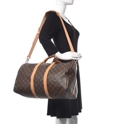 Louis Vuitton Monogram Keepall Bandouliere 45 3 of 17