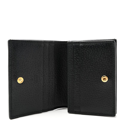 Gucci Calfskin Web Ophidia Card Case Black 5 of 9