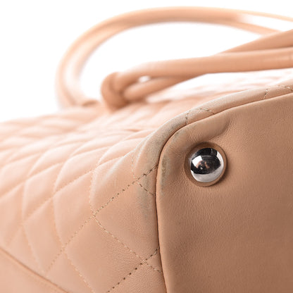 Chanel Calfskin Quilted Large Cambon Tote Beige 12 of 23