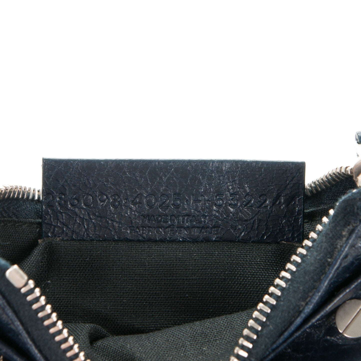 Agneau Arena Classic Hardware Tokyo Wallet Nuit Fonce