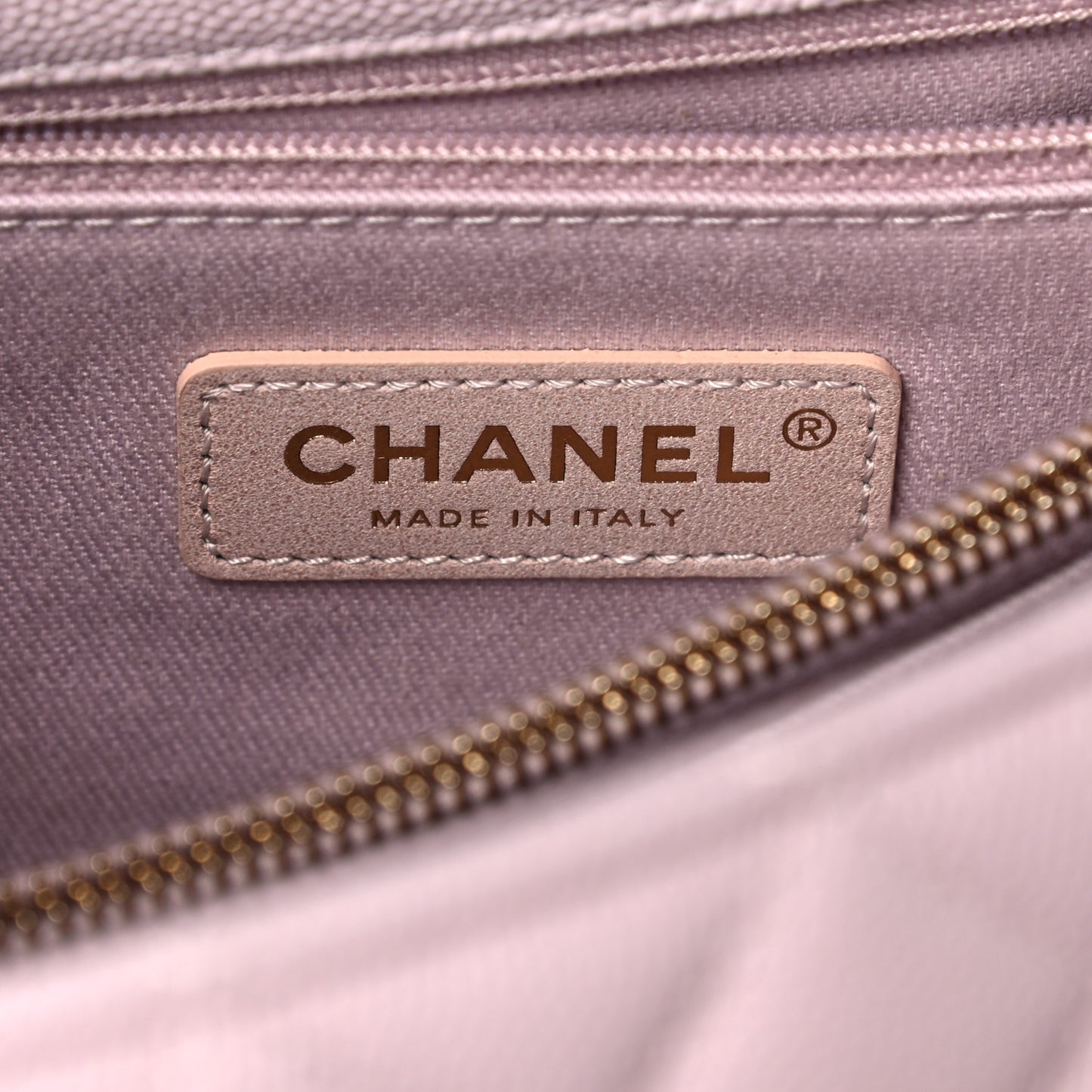 Caviar Quilted Small Coco Handle Flap Lilas Lilac