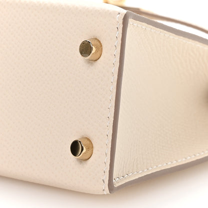 Hermes Epsom Mini Kelly Sellier 20 Craie 10 of 11
