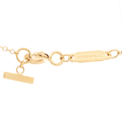 Tiffany 18K Yellow Gold Small T Smile Pendant Necklace 5 of 6