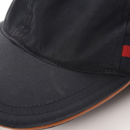 Gucci Cotton Web Baseball Hat M Black 8 of 8